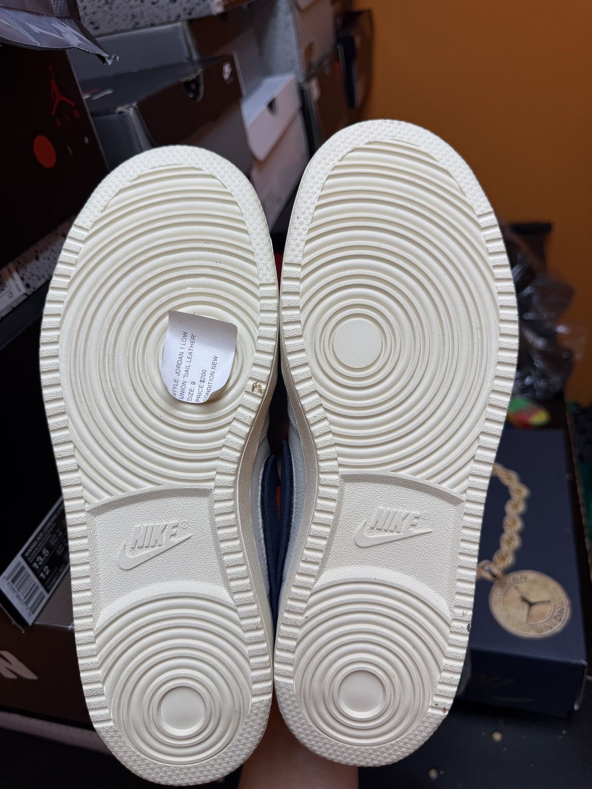 Union LA Jordan 1 Retro AJKO Low Sp Union Sail Leather Size US 9 / EU 42 - 5 Thumbnail