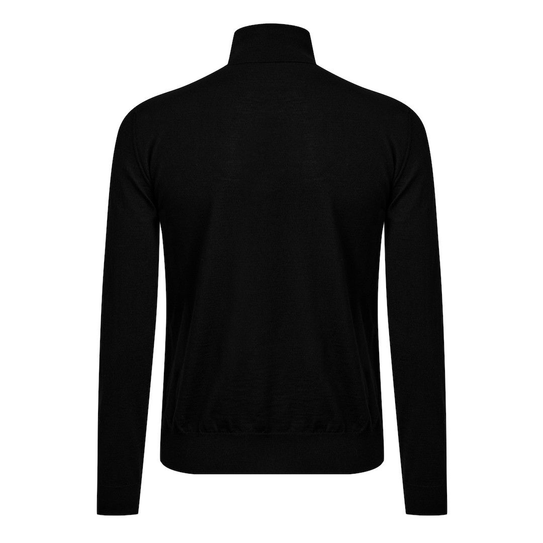 Valentino o1g2r1mq0526 Knit Turtleneck Jumper in Black Size US L / EU 52-54 / 3 - 2 Thumbnail