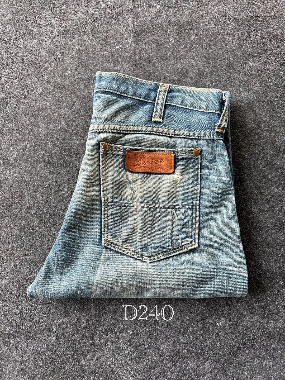 Denime Sale 🔥 Vintage Denime Japan Custom Made 90s Denim D240 Size US 32 / EU 48 - 18 Thumbnail