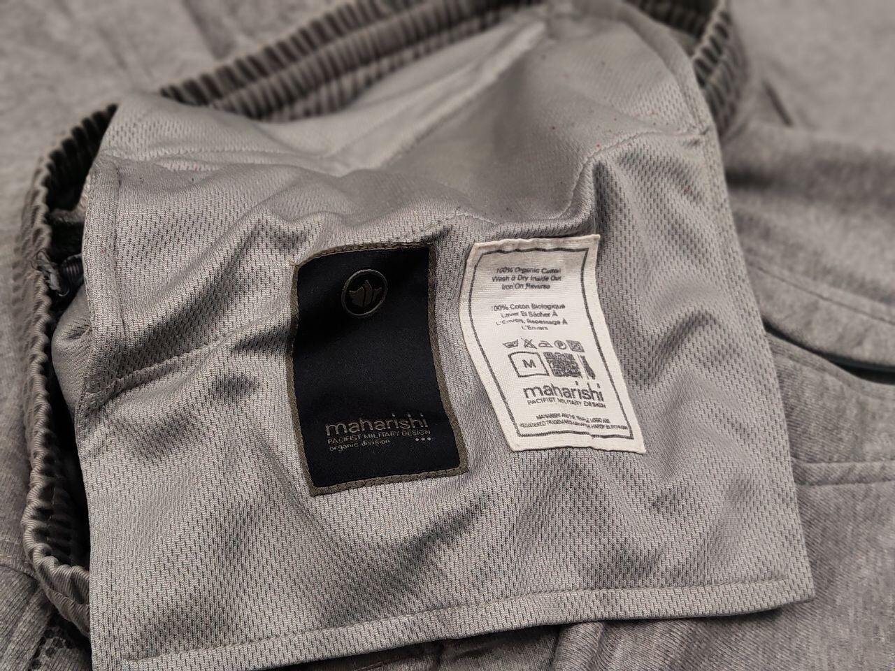 Maharishi Maharishi Pacifist Military Design Gray Logo Sweatpants Size US 32 / EU 48 - 18 Thumbnail