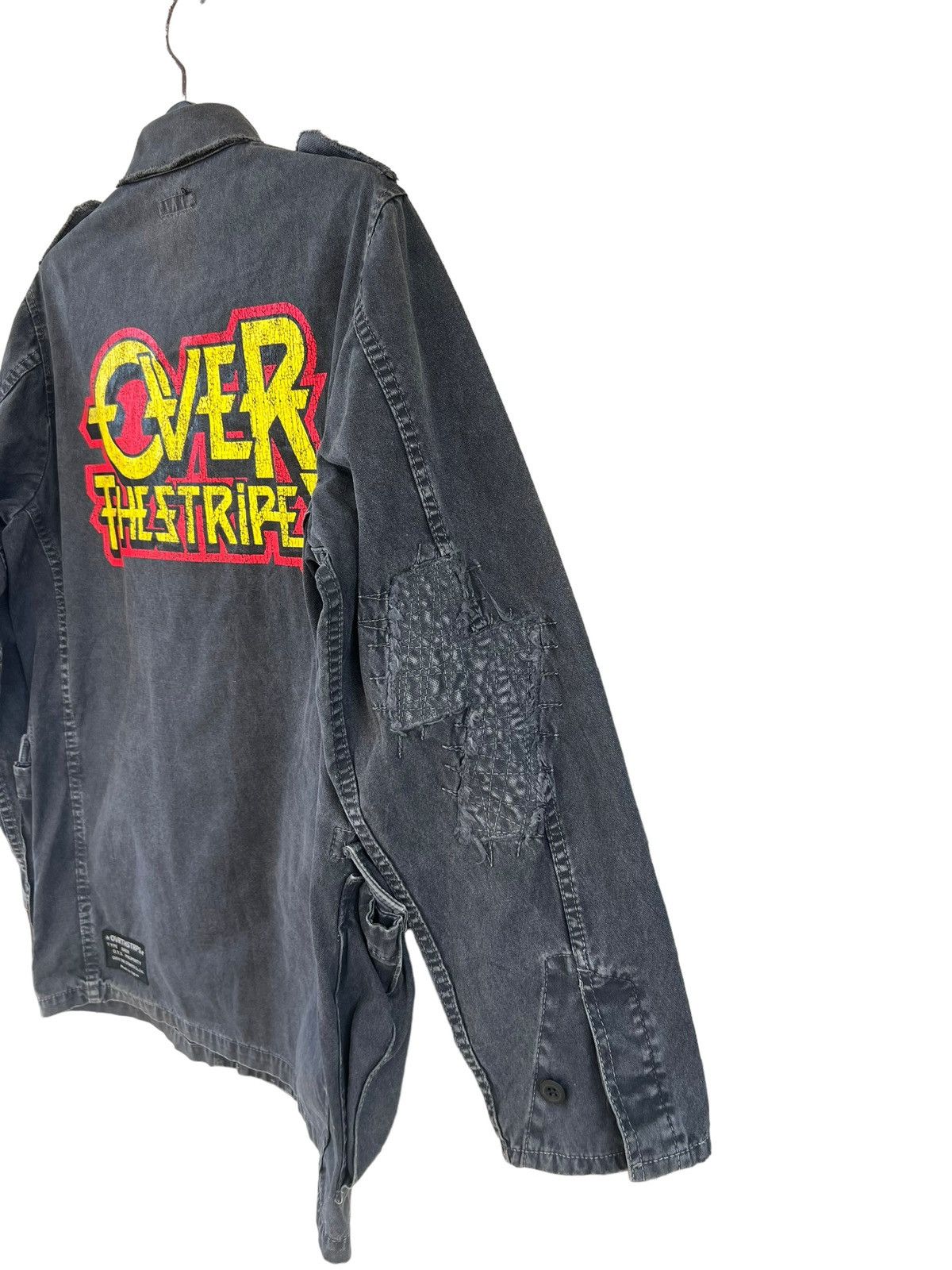 OVER THE STRiPES Vintage OverTheStripes Japan Ozzy Artwork Fade Black Jacket Size US L / EU 52-54 / 3 - 17 Thumbnail