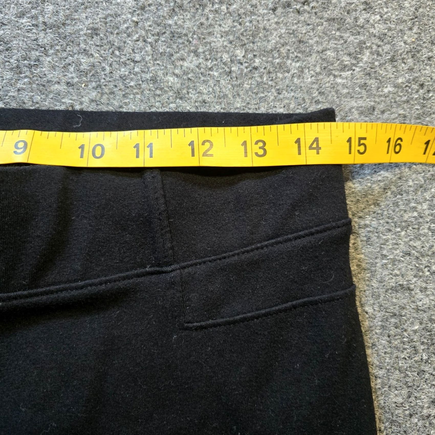 Talbots Talbots Pants Women Petite Small Black Relaxed Pull On Sweatpants Casual Straight Leg Flat Front Size 28" / US 6 / IT 42 - 5 Thumbnail