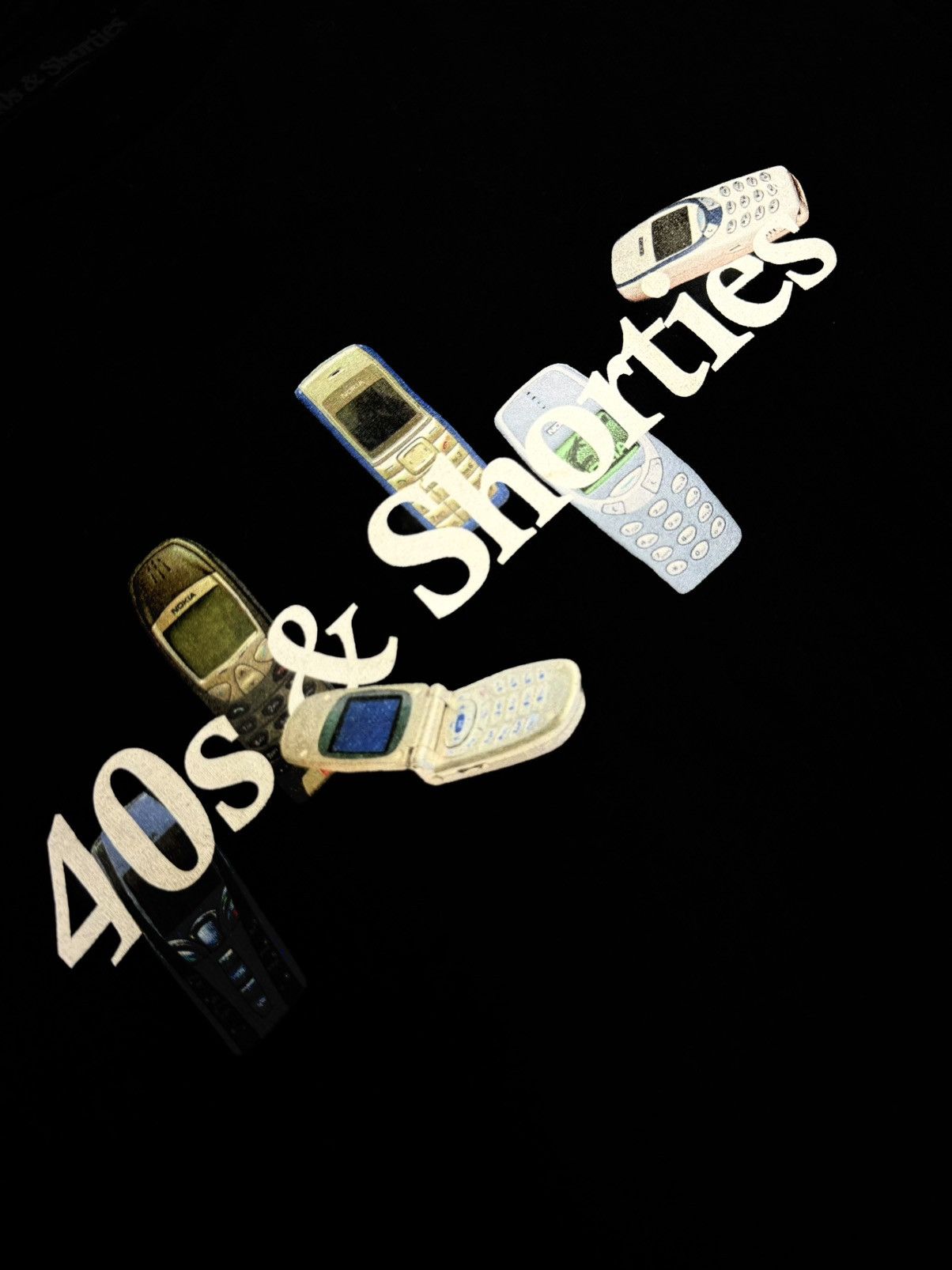 40's & Shorties 40s and Shorties Burner Retro Cell Phone Tee Black Small Size US S / EU 44-46 / 1 - 2 Thumbnail