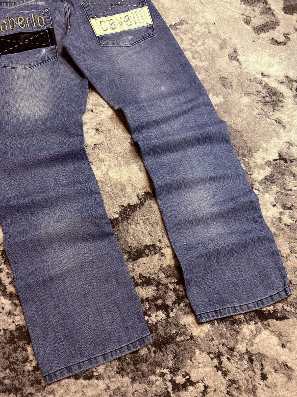 Roberto Cavalli Archive Roberto Cavalli Disstresed Y2K Jeans Dolce Hedi Raf Size US 32 / EU 48 - 9 Thumbnail
