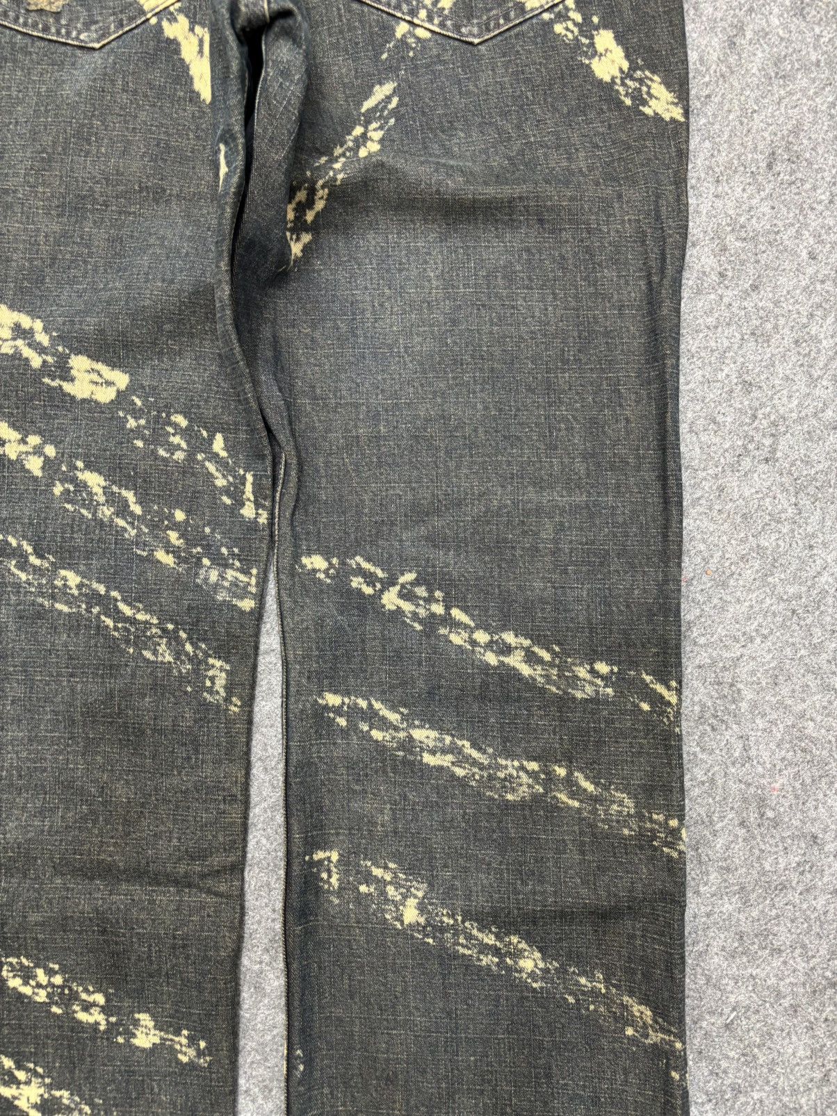 Designer 💥MODERM Samurai Slash MudWash Rusty Distressed Denim F675 Size US 32 / EU 48 - 17 Thumbnail