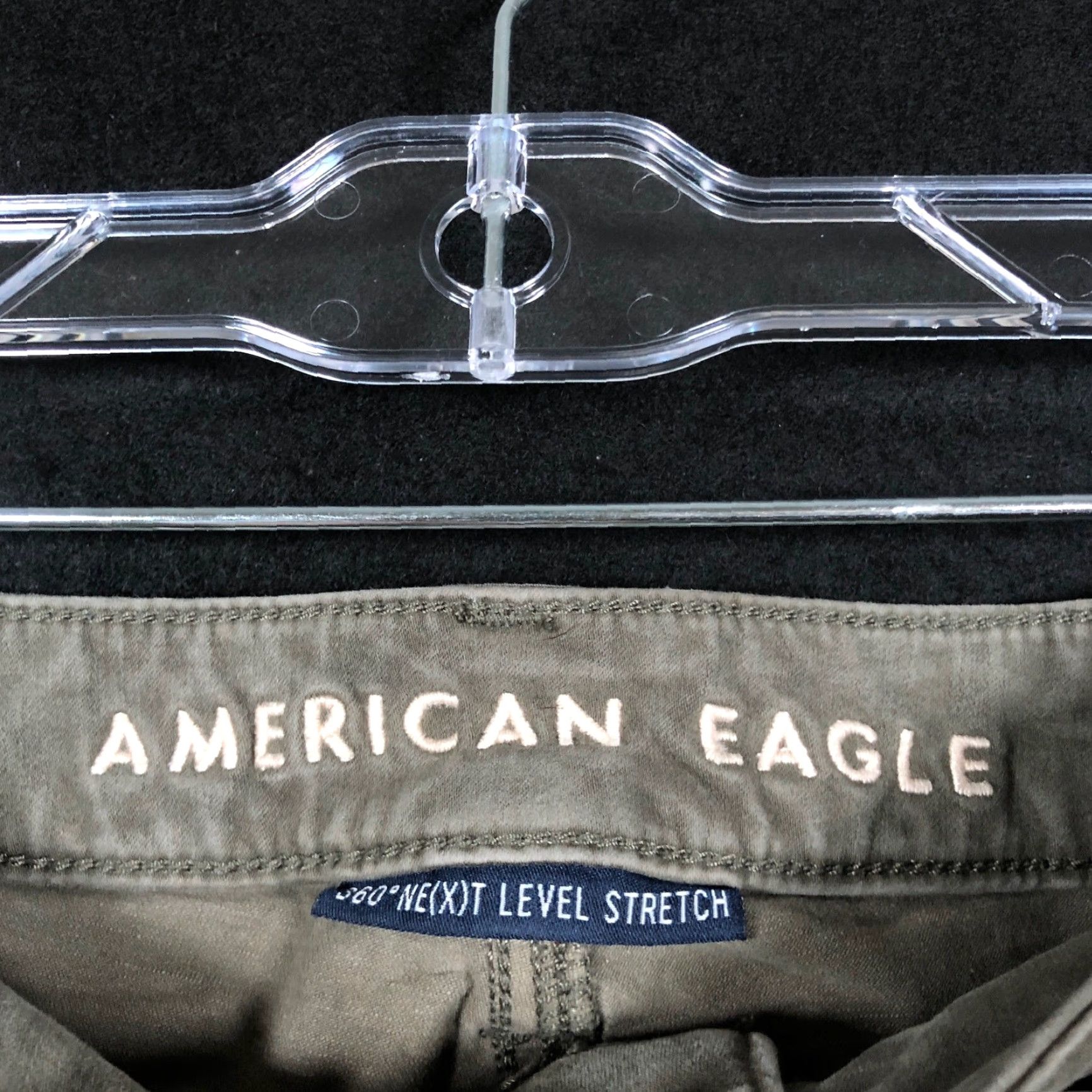 American Eagle Outfitters VINTAGE American Eagle Jeans Green Super High Rise Jegging 12 Long Womens Jeans Green 29 In Inseam Size 34" / US 12 / IT 48 - 4 Thumbnail