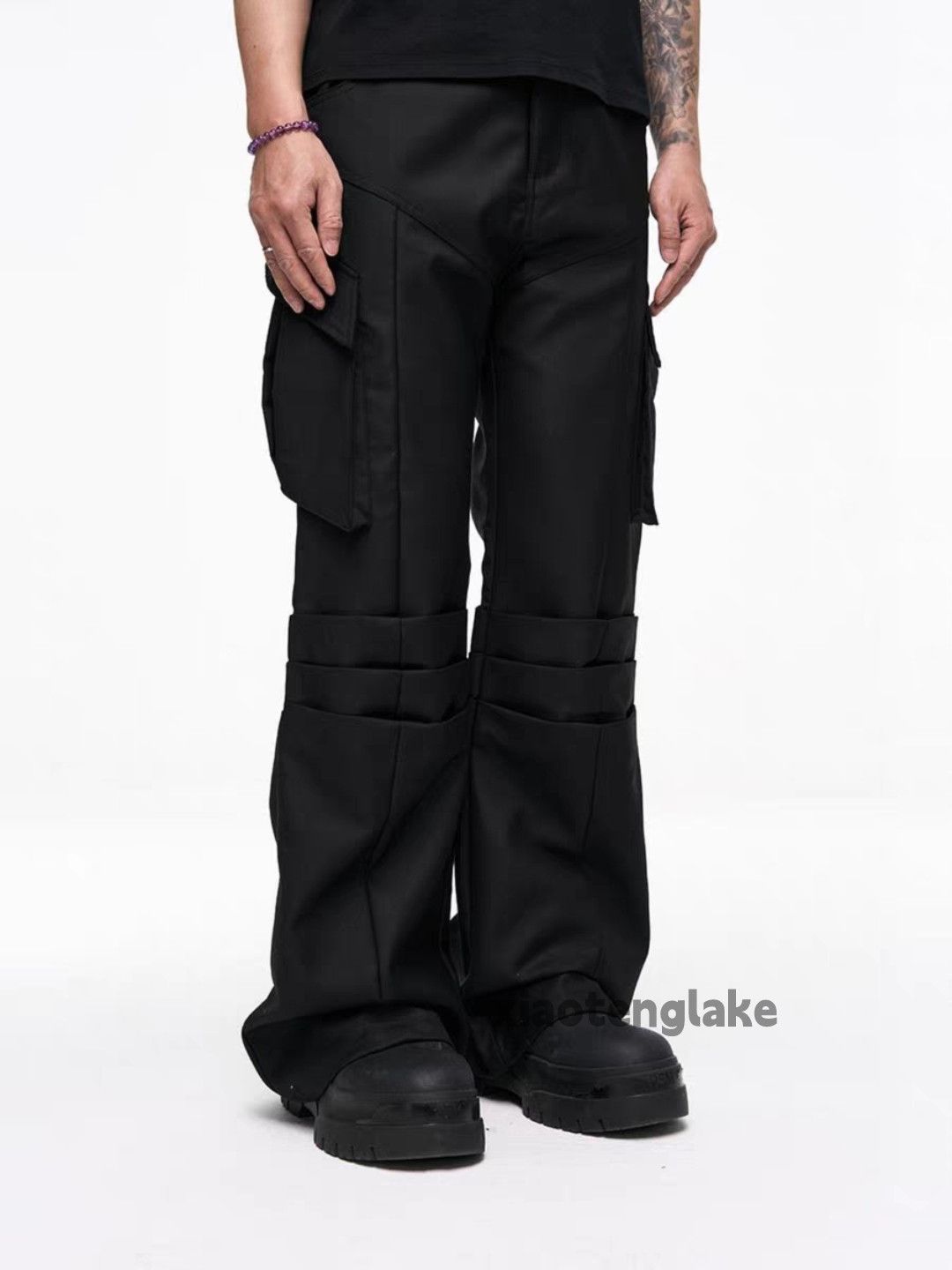 Designer × Japanese Brand × Vintage military outdoor tactical bootcut pleated cargo pants Size US 34 / EU 50 - 7 Thumbnail