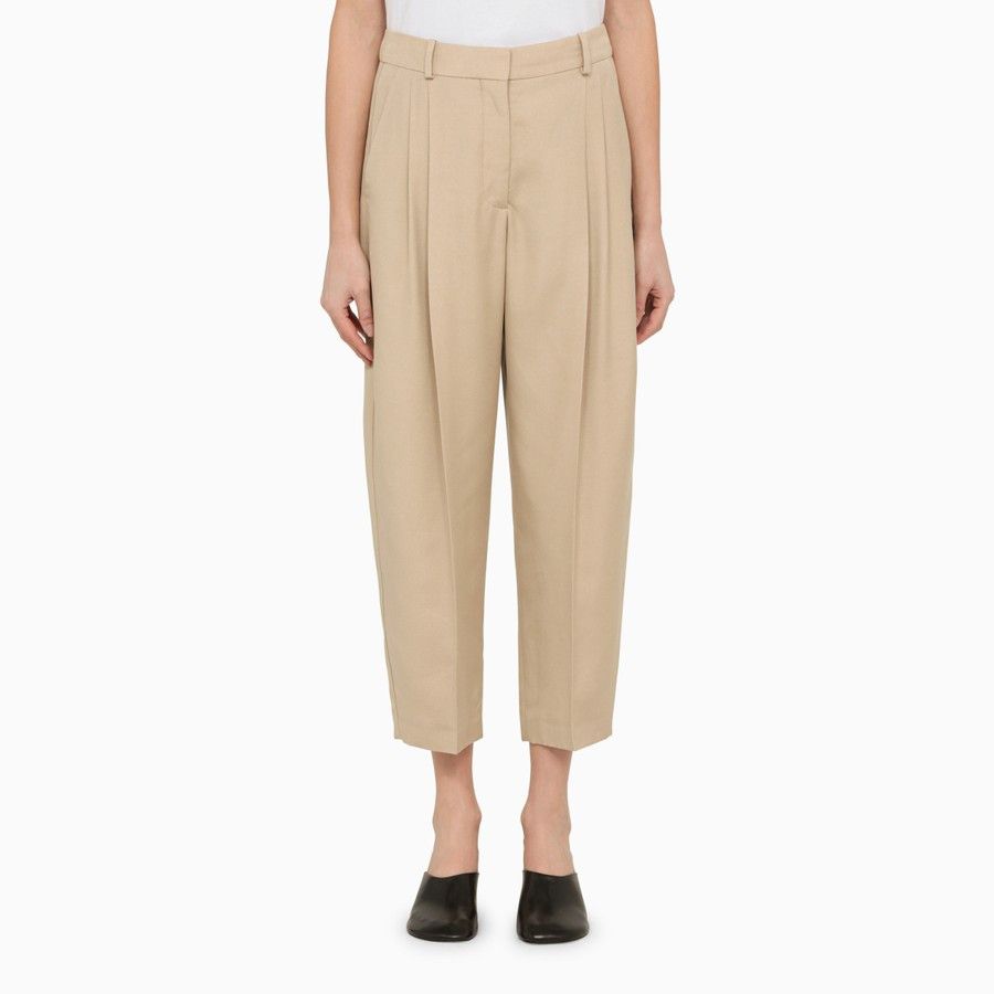 Stella McCartney o1d2blof1024 Pant in Beige Size 27" / US 4 / IT 40 - 1 Thumbnail