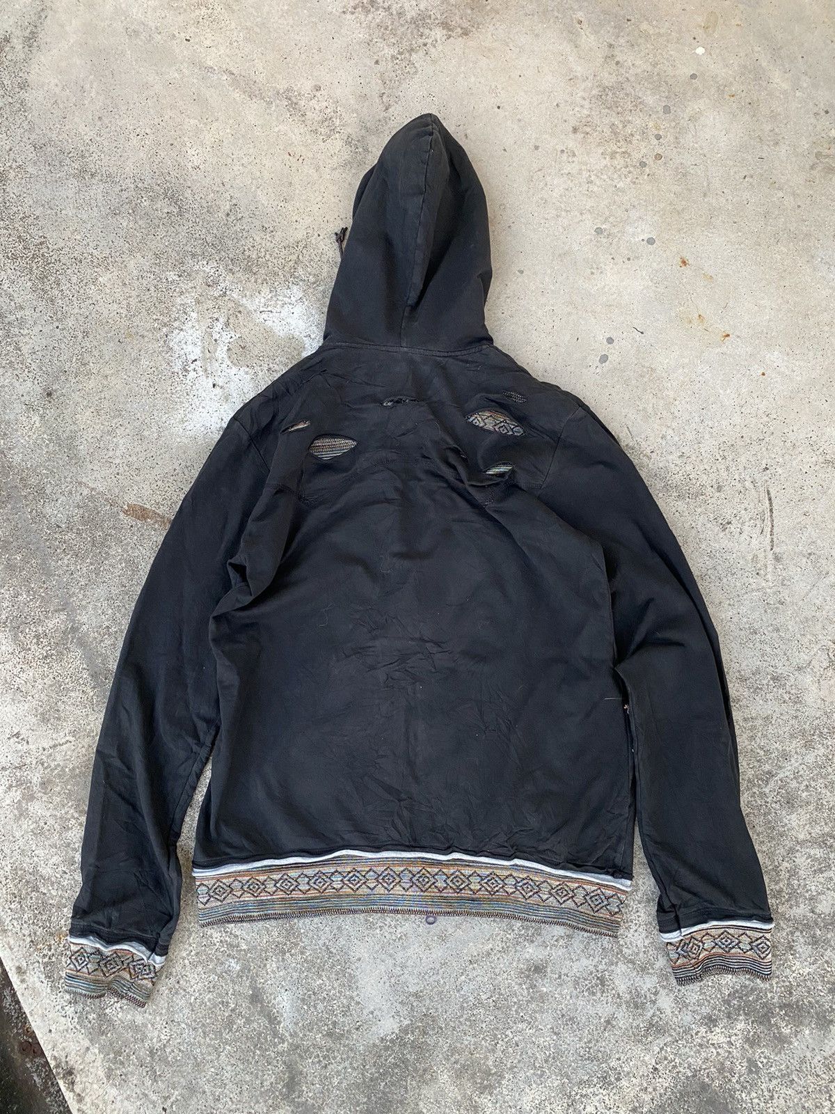14th Addiction × If Six Was Nine × KMRii Japanese Overr Crazy Distressed Grunge Punk Trashed Hoodie Size US M / EU 48-50 / 2 - 5 Thumbnail