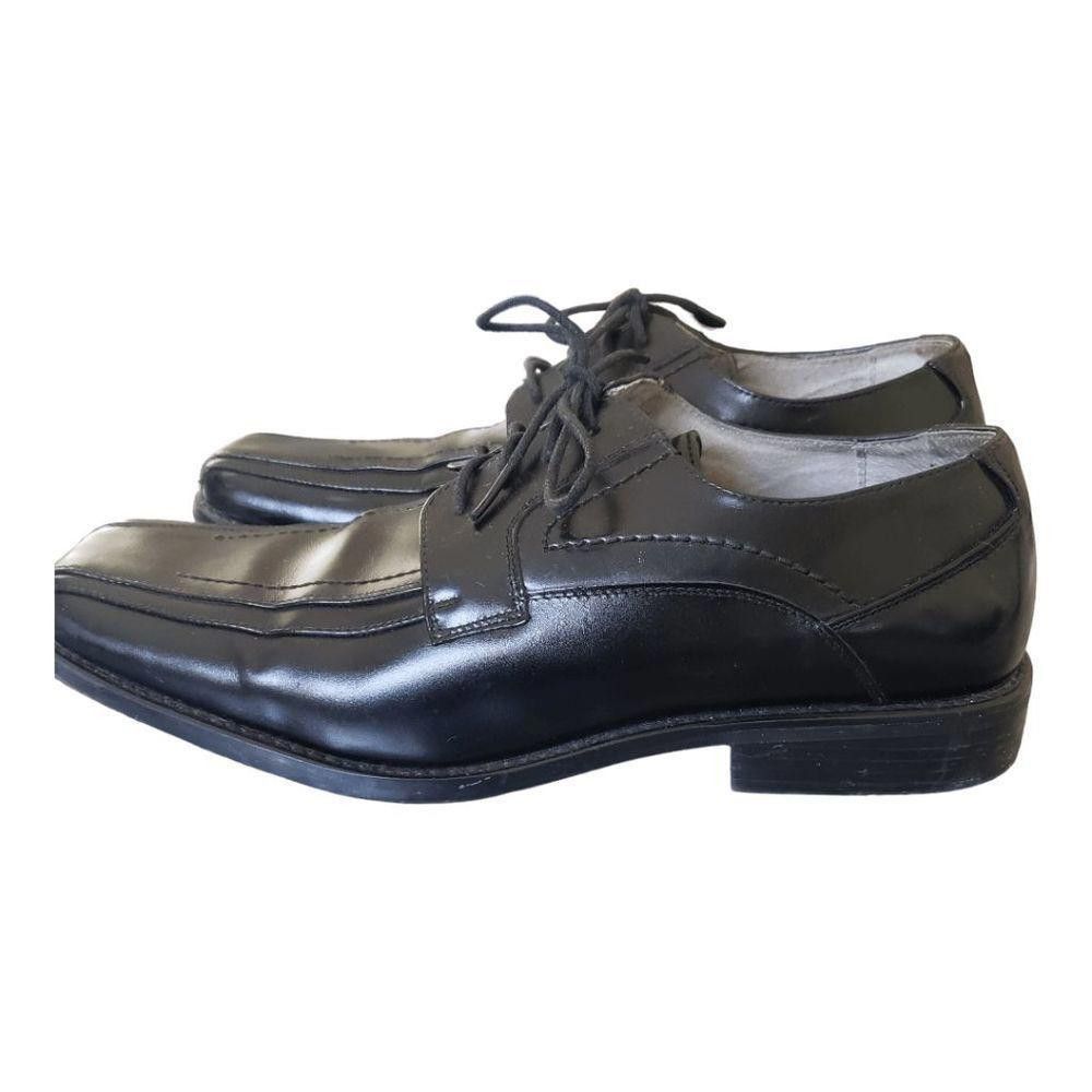 Stacy Adams CT1812b Stacy Adams Black Leather Oxford Shoes Size 12M Size US 12 / EU 45 - 2 Thumbnail