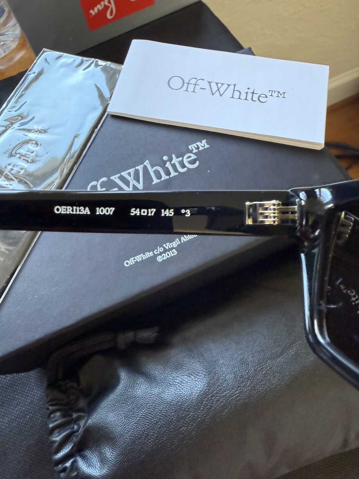 Off-White Off White Black Warren Sunglasses Size ONE SIZE - 5 Thumbnail