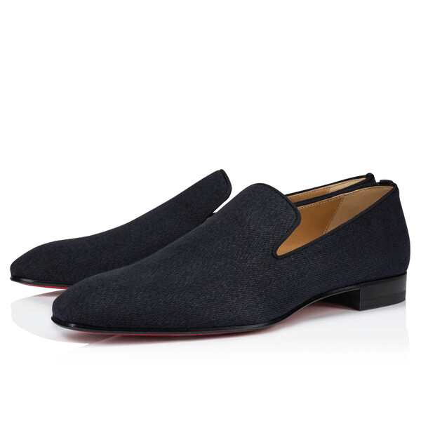 Christian Louboutin o1s1wg110125 Moccasins Loafers in Black Size US 7 / EU 40 - 1 Thumbnail