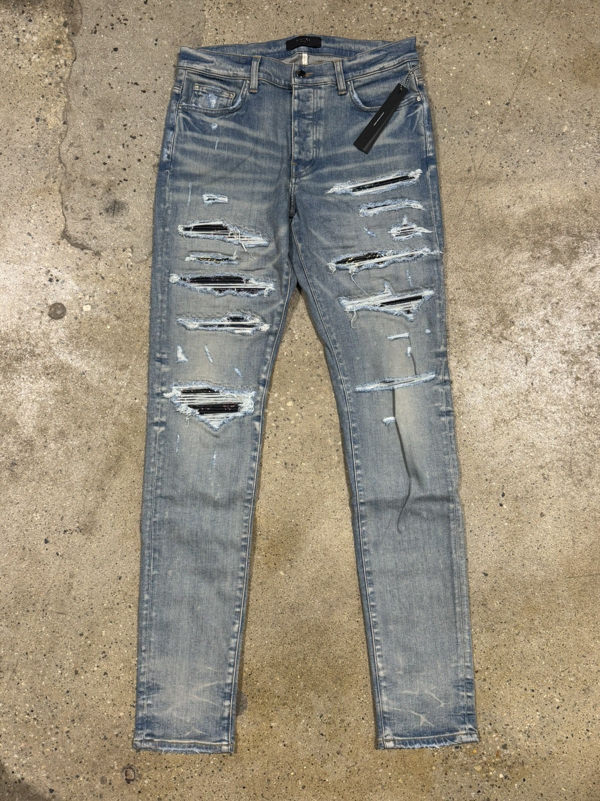 Amiri Amiri Thrasher Indigo Jeans NEW 1500$ Size US 31 - 1 Thumbnail