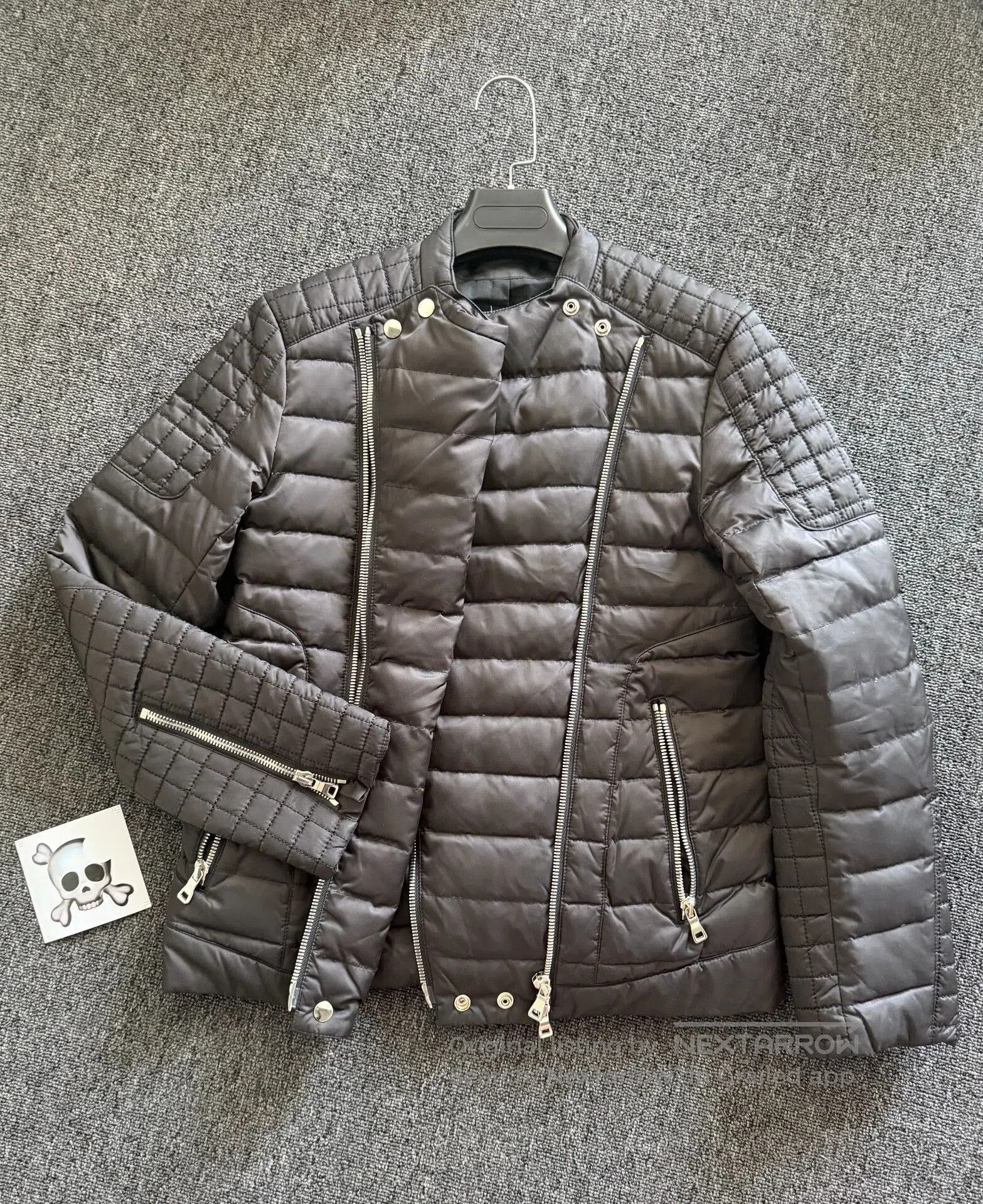 Balmain Balmain Black Quilted Nylon Jacket. Size US S / EU 44-46 / 1 - 2 Thumbnail