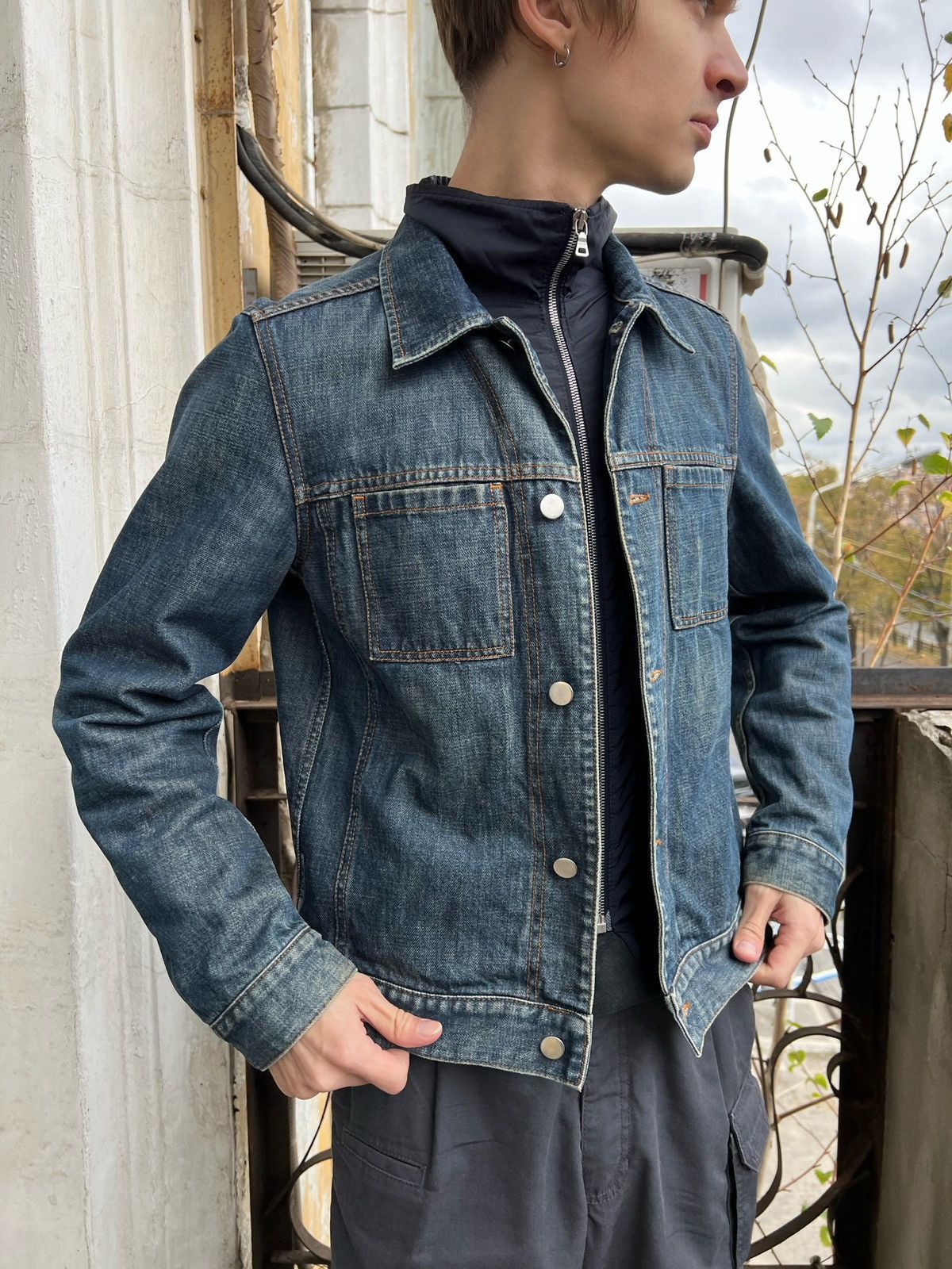 Prada × Streetwear × Vintage Prada denim jacket vintage