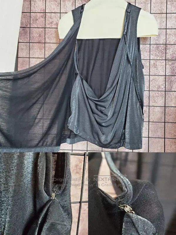 Balmain Balmain Black Sleeveless Summer Top for Women . Size S / US 4 / IT 40 - 6 Thumbnail