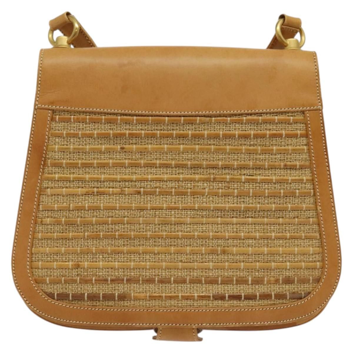 Gucci GUCCI Shoulder Bag Leather Beige Gold Size ONE SIZE - 2 Thumbnail