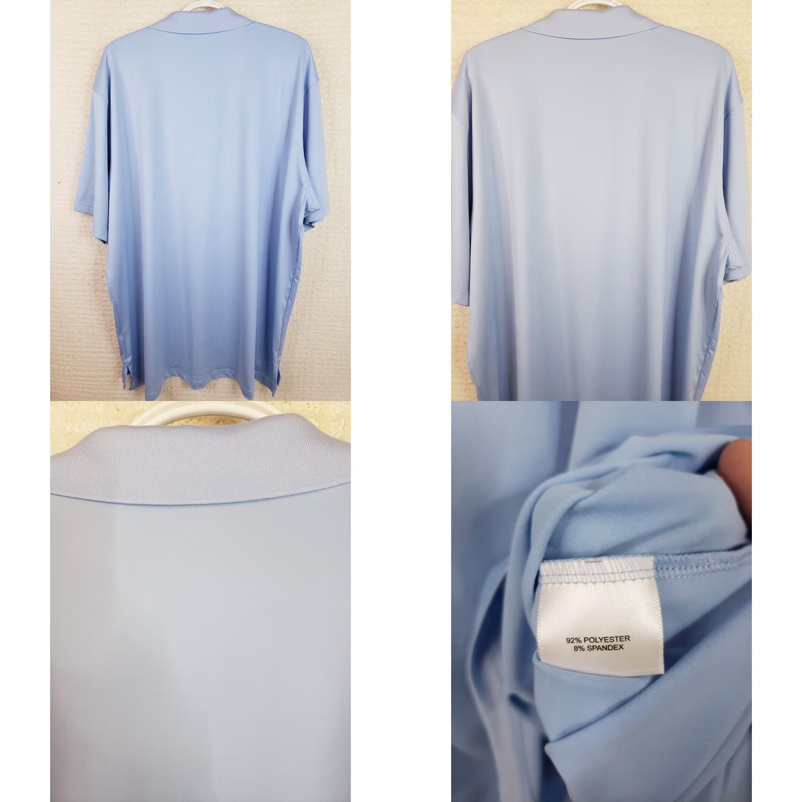 Peter Millar Peter Millar Summer Comfort Polo Mens 2XL Striped Blue Citidel Bulldogs Logo Embroidered Chest Golf Casual Workwear Button Collar Shirt Size US XXL / EU 58 / 5 - 8 Thumbnail