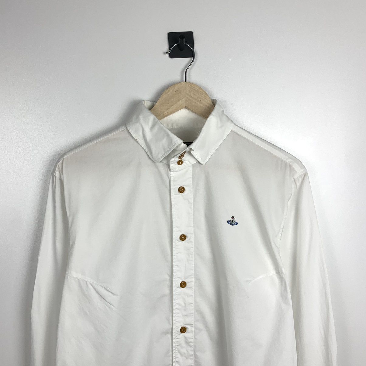 Vivienne Westwood Vivienne Westwood Man London Shirt Classic Formal Orb Logo Size US L / EU 52-54 / 3 - 2 Thumbnail