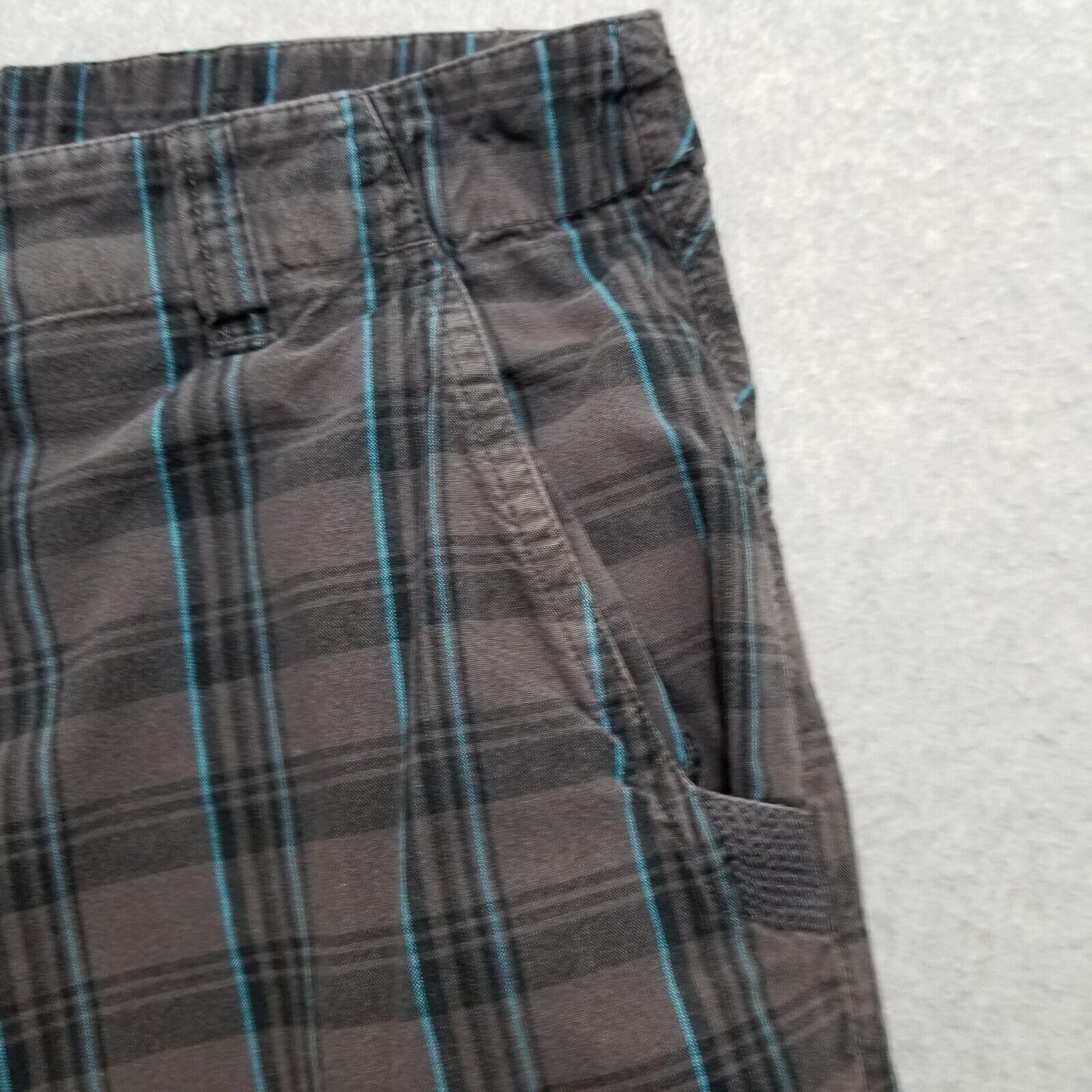 Point Zero Point Zero Shorts Mens 32 Plaid Casual Pockets Chino Outdoor Size US 32 / EU 48 - 3 Thumbnail