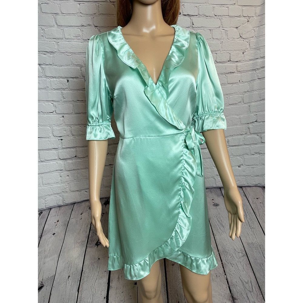 Hill House NWT New $175 Hill House Mint The Nima Robe Wrap Dress Size Size S / US 4 / IT 40 - 9 Thumbnail