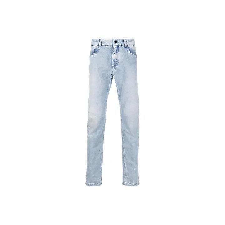 Fendi SS22 Blue Straight Leg Denim Pants 0079