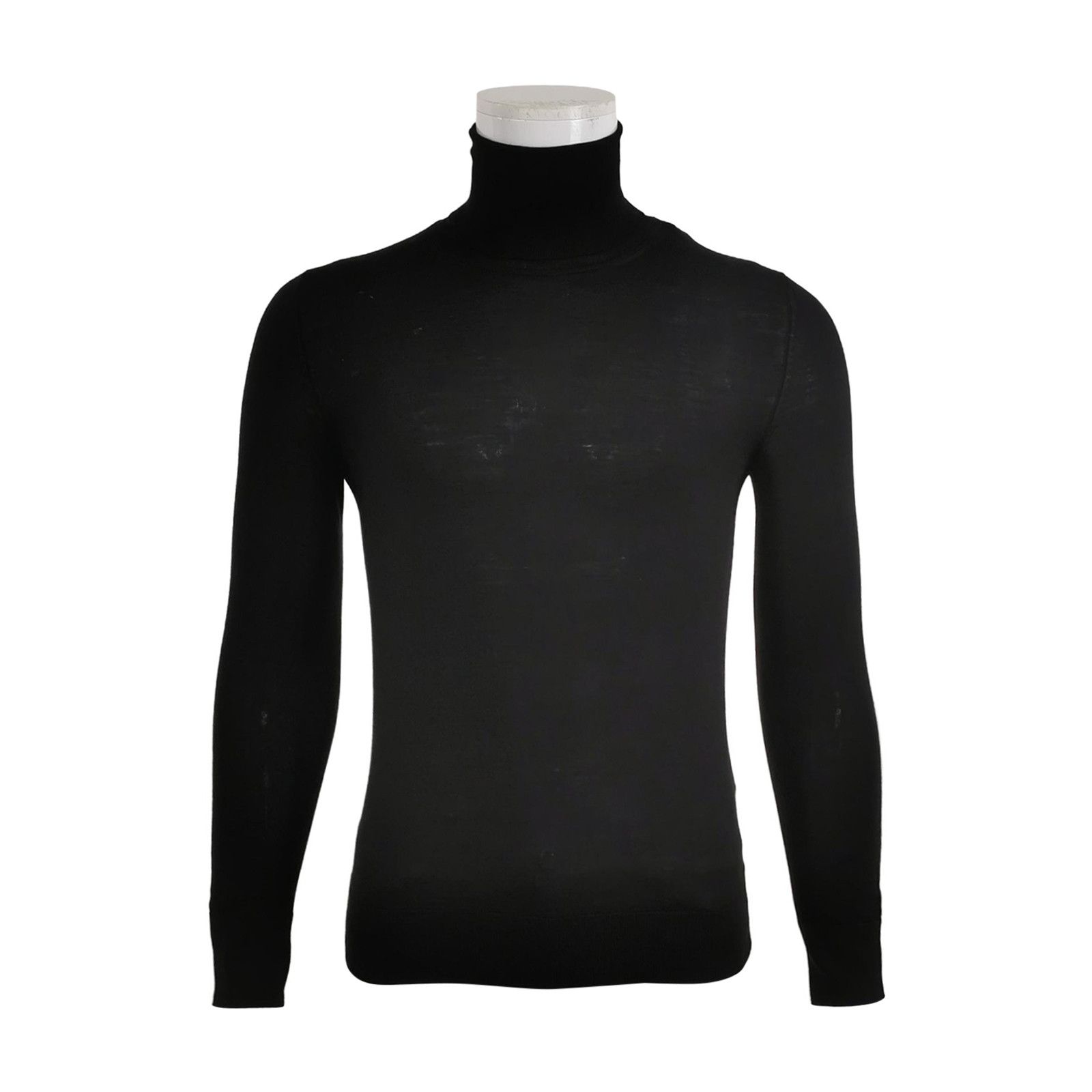 Moncler Moncler Black Wool Turtleneck Sweater Size L Size US L / EU 52-54 / 3 - 1 Thumbnail