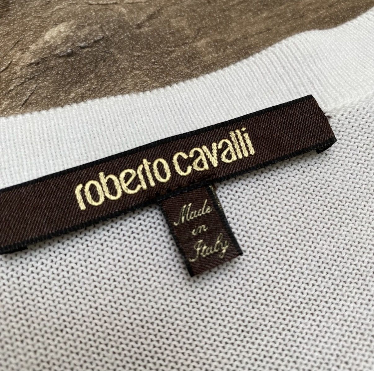 Roberto Cavalli Roberto Cavalli Avantgarde Knit T Shirt Medium Size US M / EU 48-50 / 2 - 6 Thumbnail