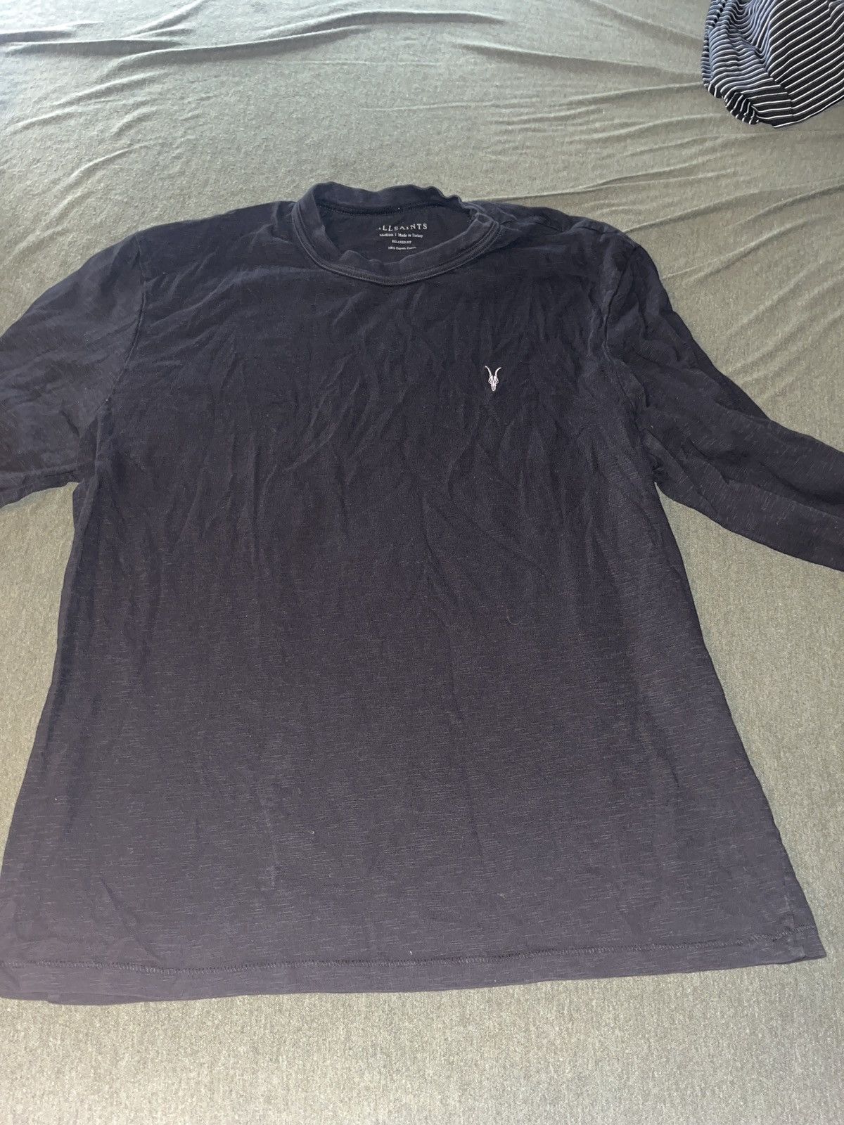 Allsaints Black and grey logo allsaints shirt Size US L / EU 52-54 / 3 - 4 Thumbnail