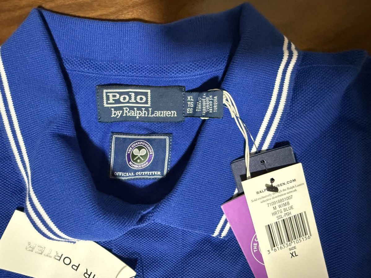 Polo Ralph Lauren Polo Ralph Lauren Wimbledon Cotton Polo-Collar Sweater Sz XL Size US XL / EU 56 / 4 - 3 Thumbnail