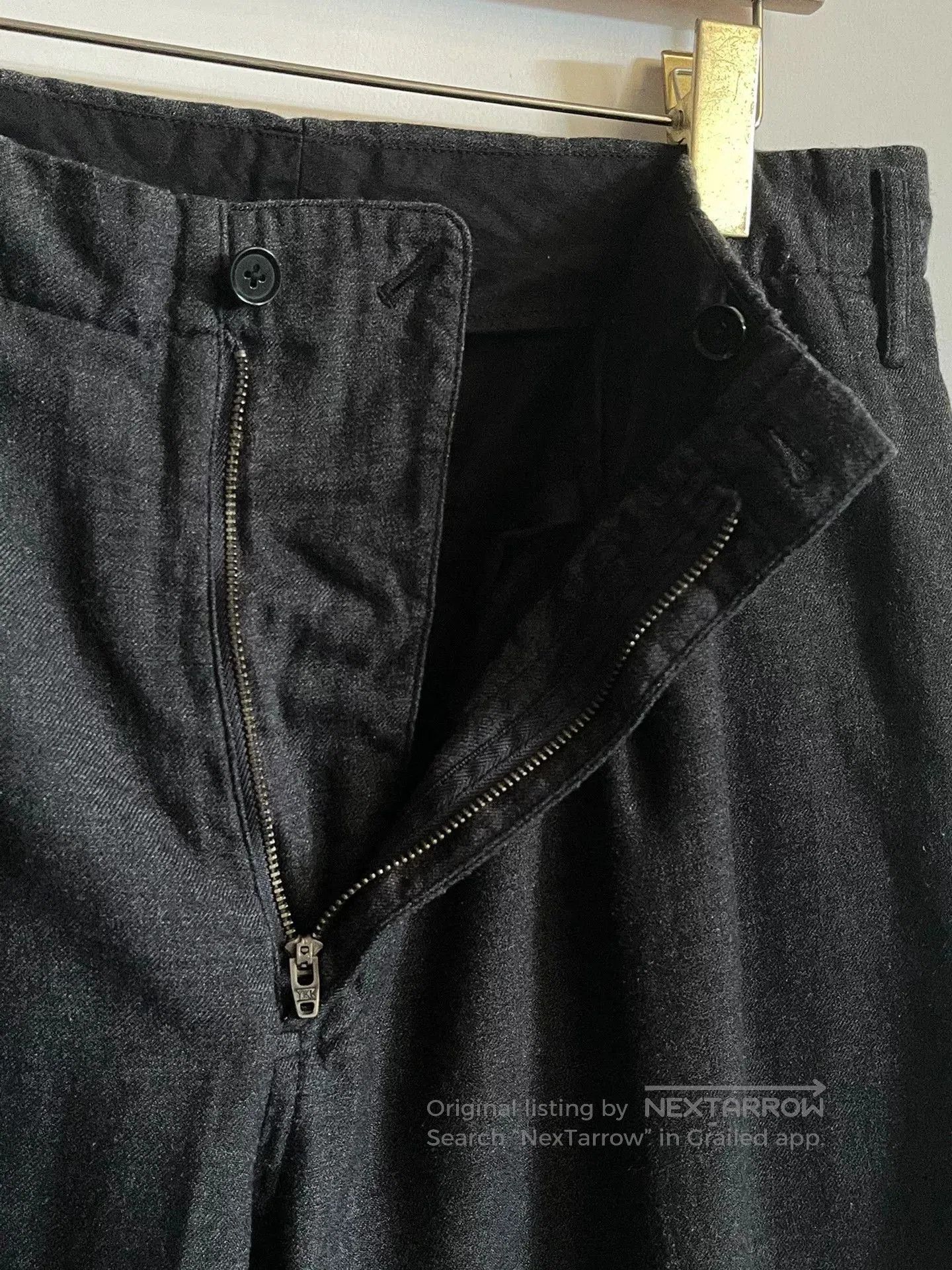 Yohji Yamamoto Yohji Yamamoto Hidden Pocket Gray Trousers. Size US 26 / EU 42 - 1 Thumbnail