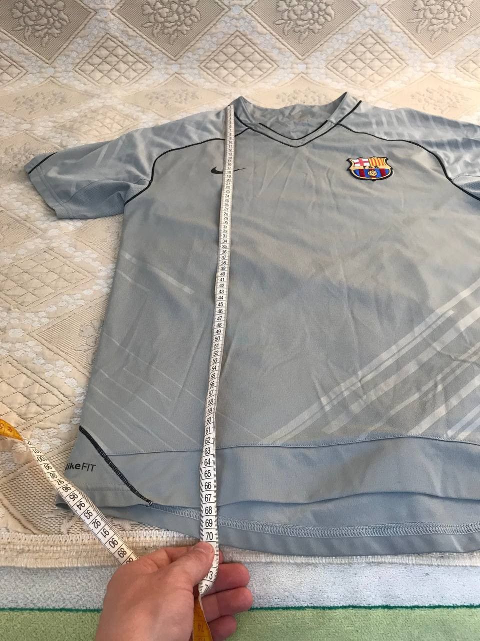 Nike 🔥 2007 2008 FC Barcelona Nike Training Jersey T Shirt Soccer Size US M / EU 48-50 / 2 - 12 Thumbnail