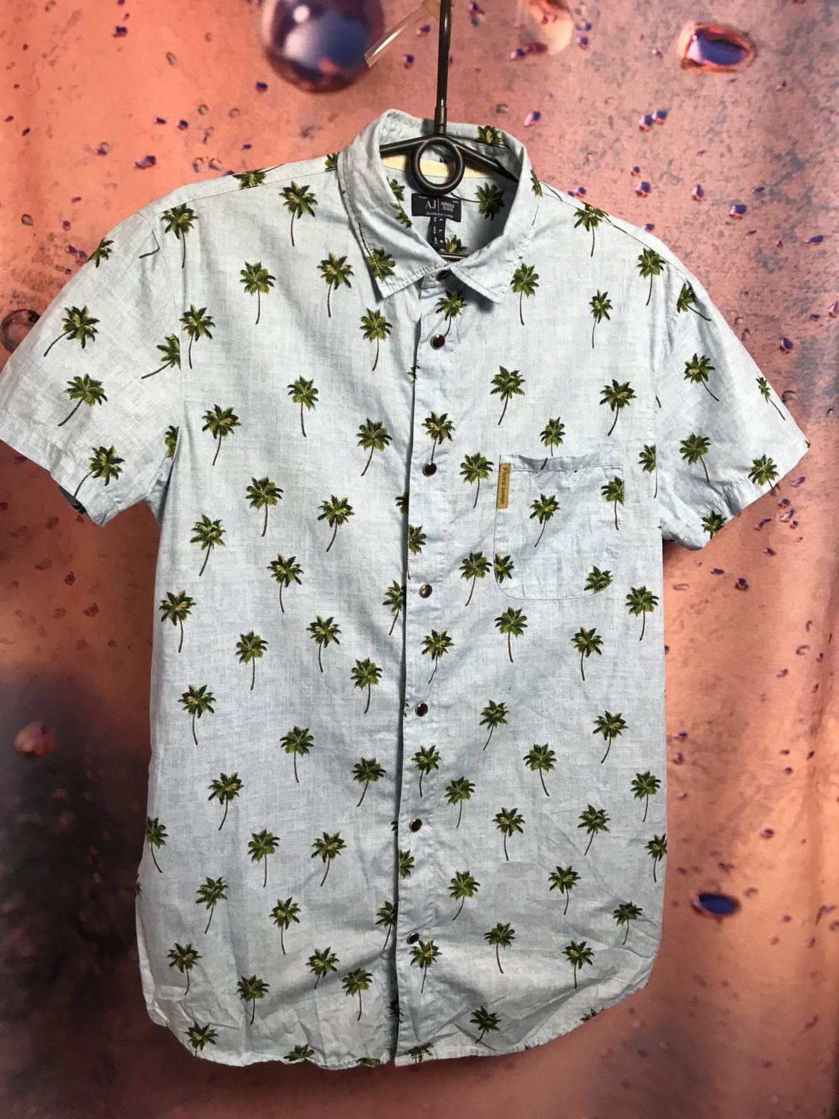 Armani × Vintage Vintage Armani streetwear crazy shirt Size US M / EU 48-50 / 2 - 1 Thumbnail
