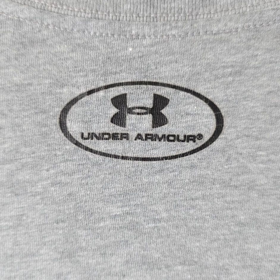 Under Armour Under Armour Project Rock T Shirt Mens Small Gray Progress Through Pain Shirt Mens Small GrayUASupervised? Size US S / EU 44-46 / 1 - 7 Thumbnail