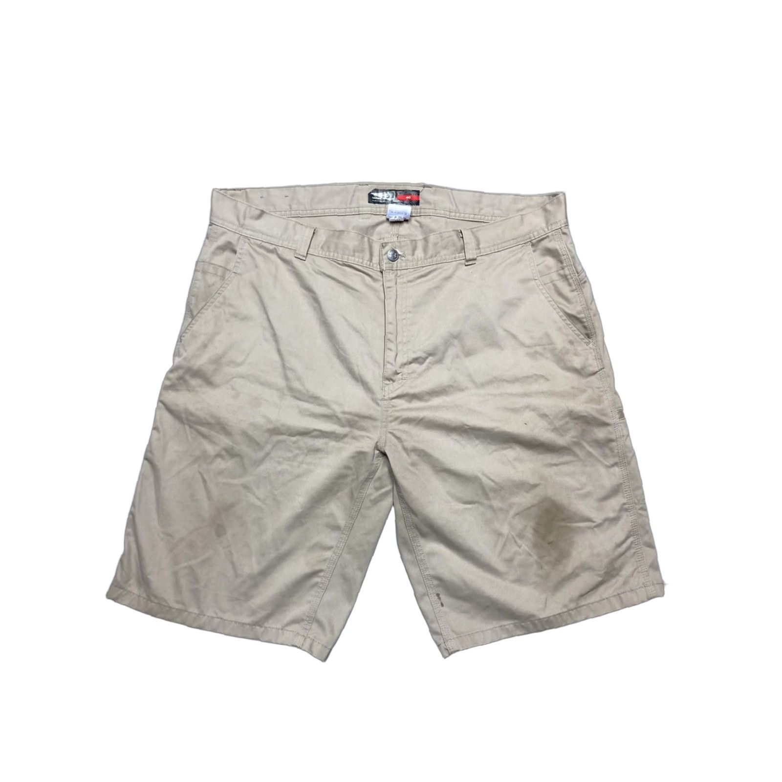 Under Armour Under armour Shorts Cotton Polyester Flat Front Carpenter Golf Casual Mens 40 Beige Chino Flat Front 11.5” Inseam 13” Leg Opening Mens Size US 40 / EU 56 - 1 Thumbnail