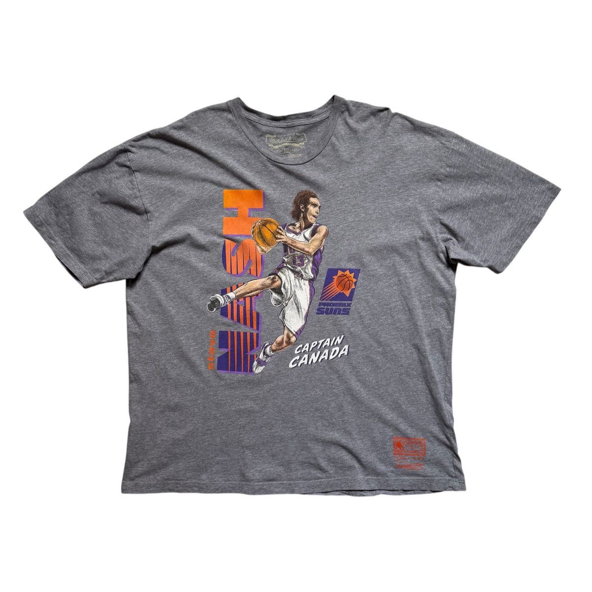 Mitchell & Ness × NBA Steve Nash Captain Canada T-Shirt Size 3XL Size US XXL / EU 58 / 5 - 1 Thumbnail