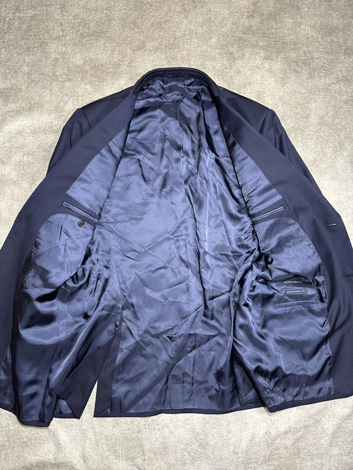 Suitsupply Suitsupply Navy Wool Blazer Size UK 42 Size 42R - 6 Thumbnail