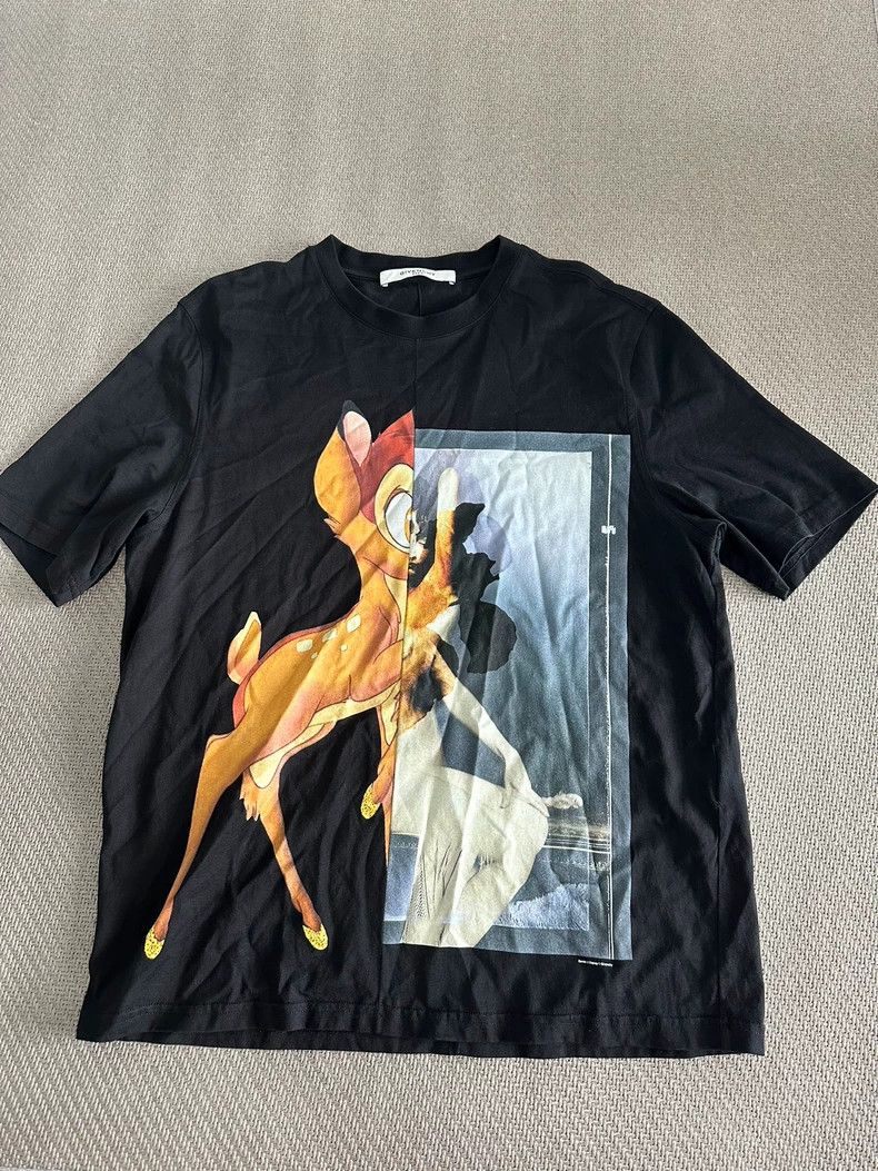 Givenchy Givenchy Bambi Tee, Bambi in black Size US S / EU 44-46 / 1 - 1 Thumbnail