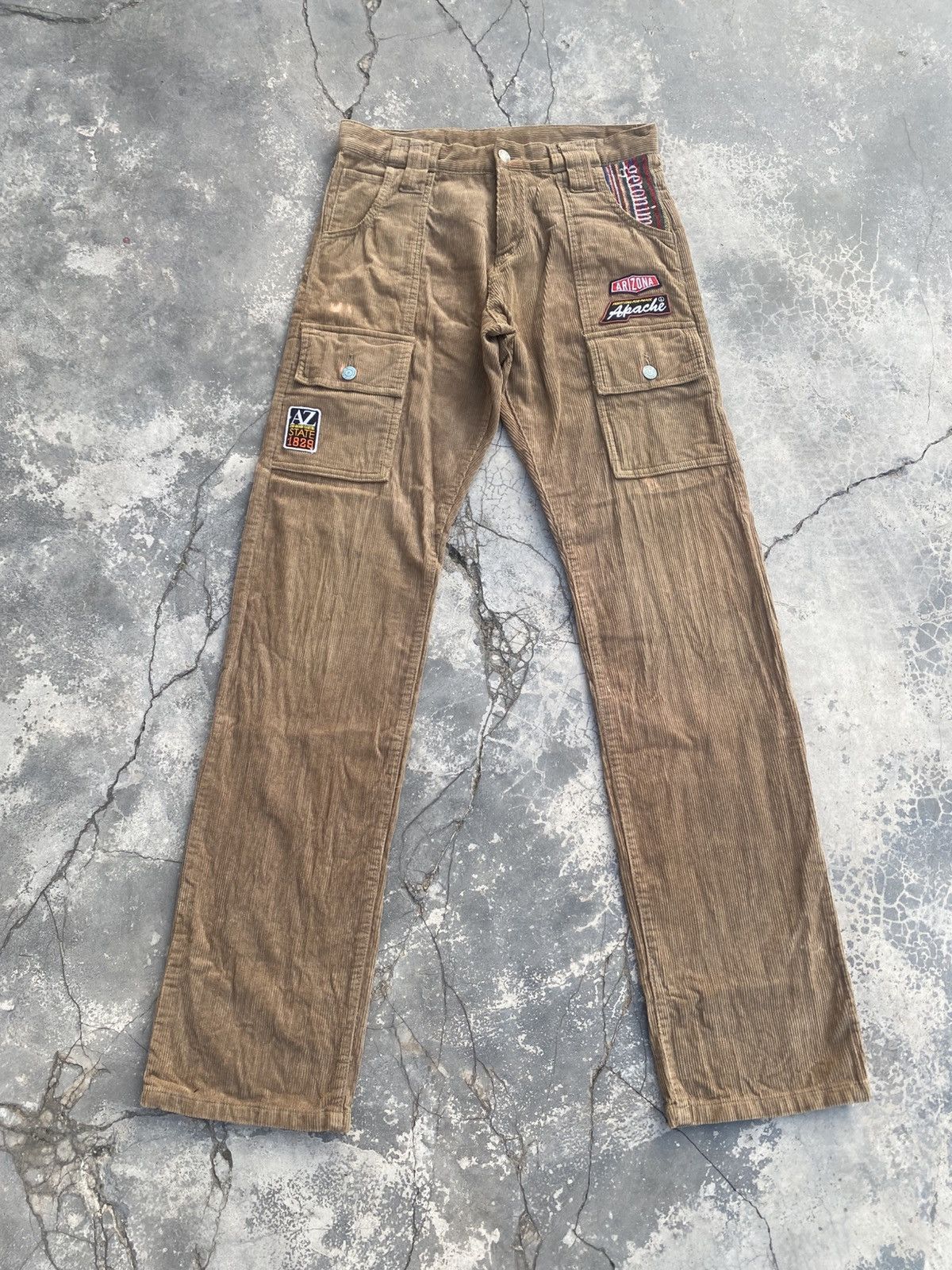 Hysteric Glamour × Japanese Brand GERONIMO Corduroy Bushpant Arizona Patches Size US 28 / EU 44 - 1 Thumbnail