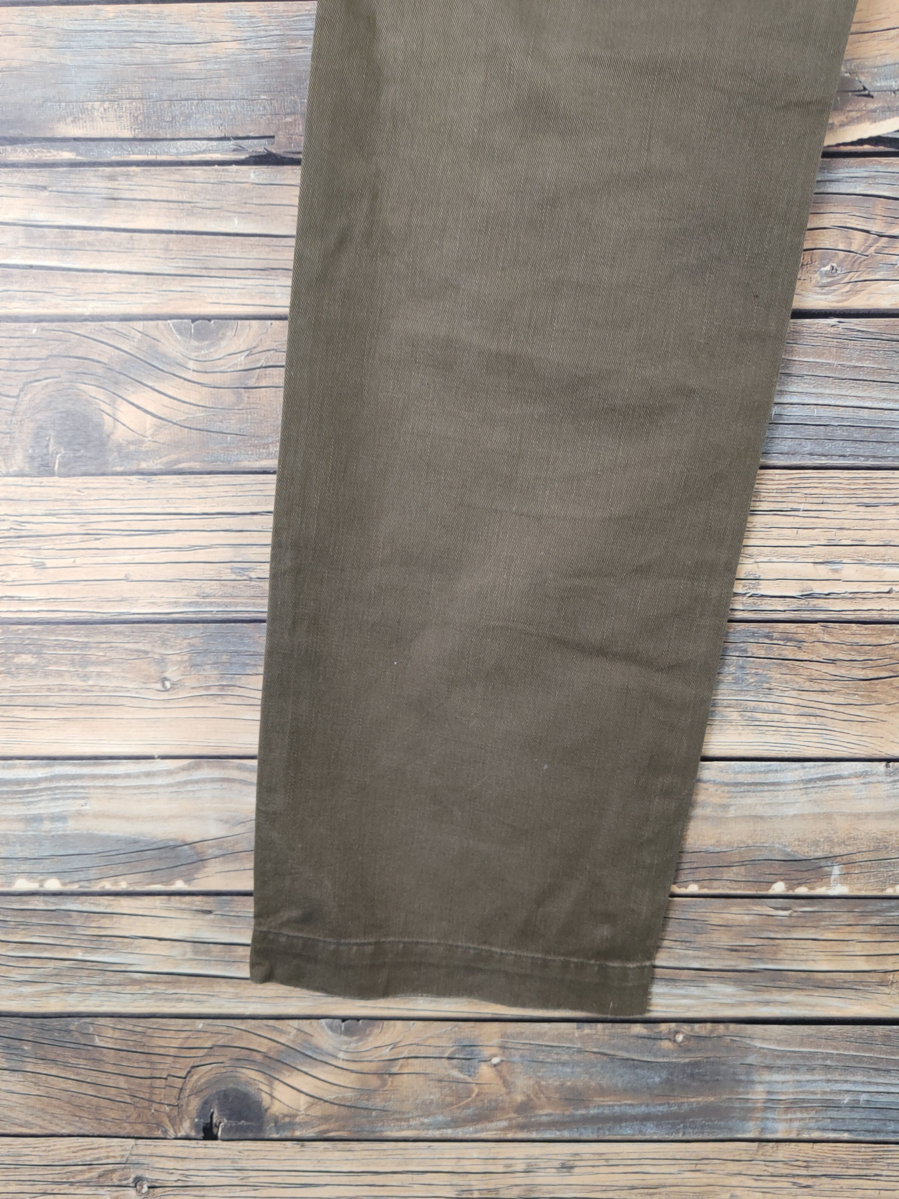 Japanese Brand DLL Tabloid News Olive Multipocket Tactical Cargo Pants #739 Size US 31 - 9 Thumbnail