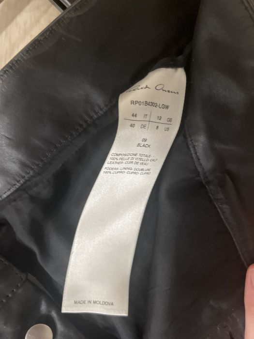 Rick Owens Rick Owens Leather Tyrone Fogachine SS22 NEW | Grailed