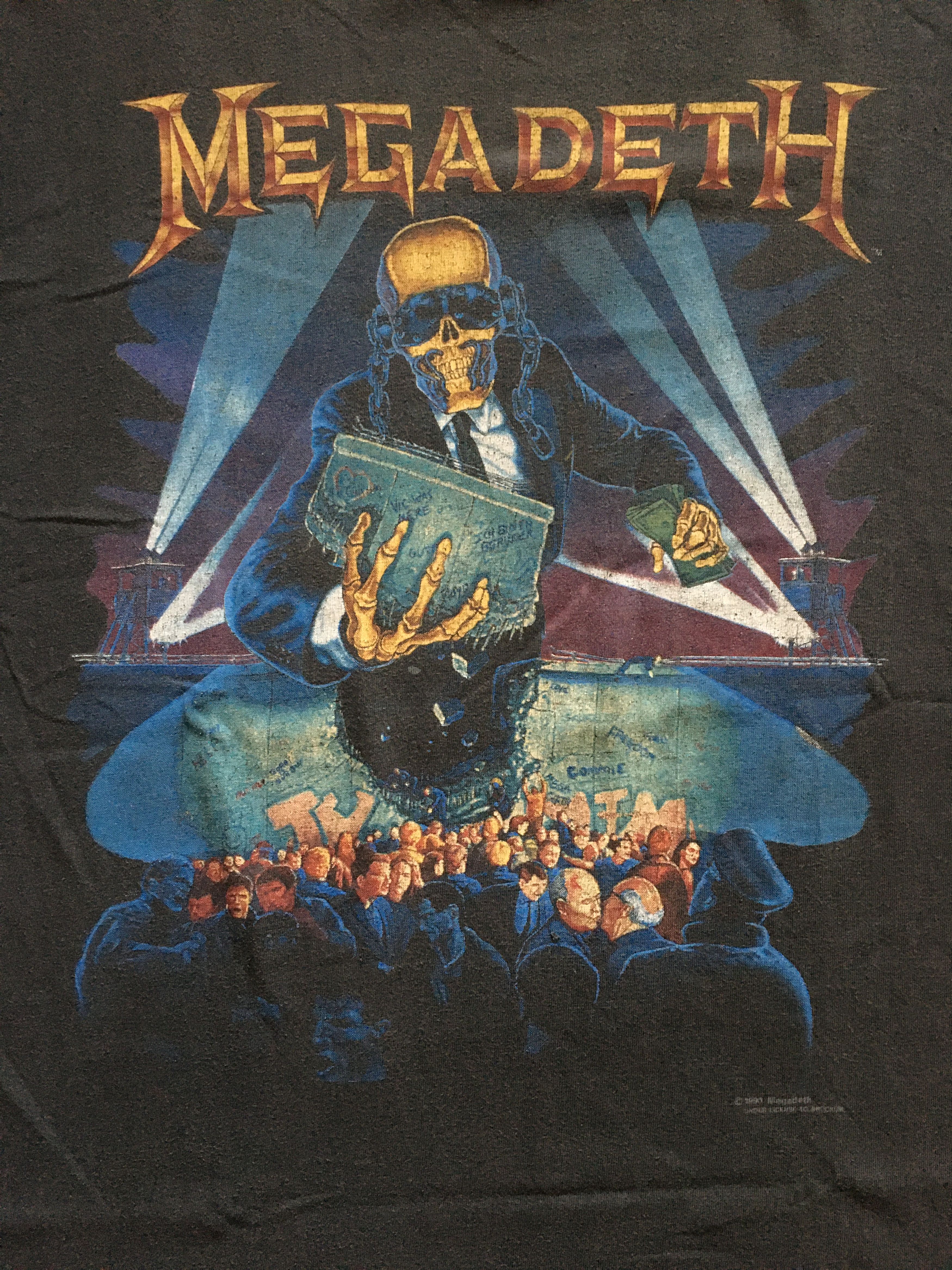 Band Tees Vintage Megadeth - Rust In Peace (1990) Band Tee Size US XL / EU 56 / 4 - 2 Thumbnail