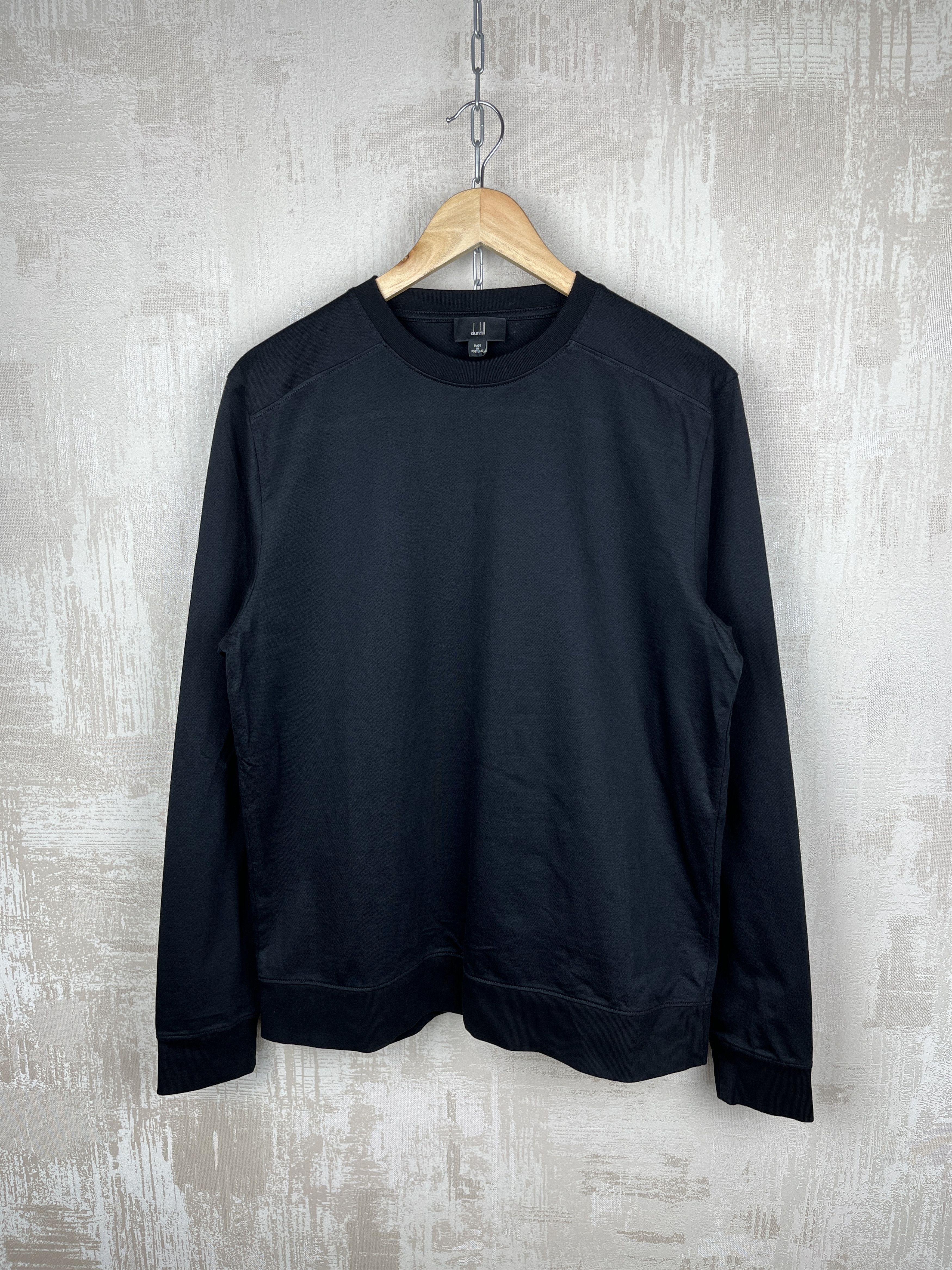 Alfred Dunhill Dunhill Crew Neck Cotton Sweatshirt Size US M / EU 48-50 / 2 - 2 Thumbnail