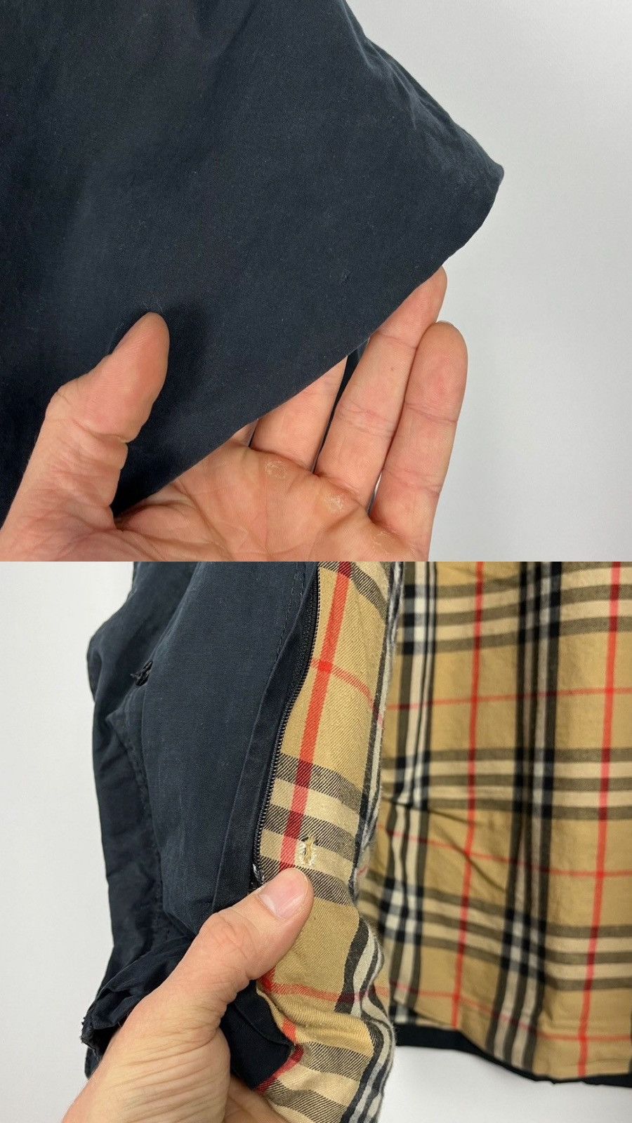 Burberry Vintage Rare Burberrys Nova Check Heritage Heavy Jacket 90’s Size US M / EU 48-50 / 2 - 25 Thumbnail
