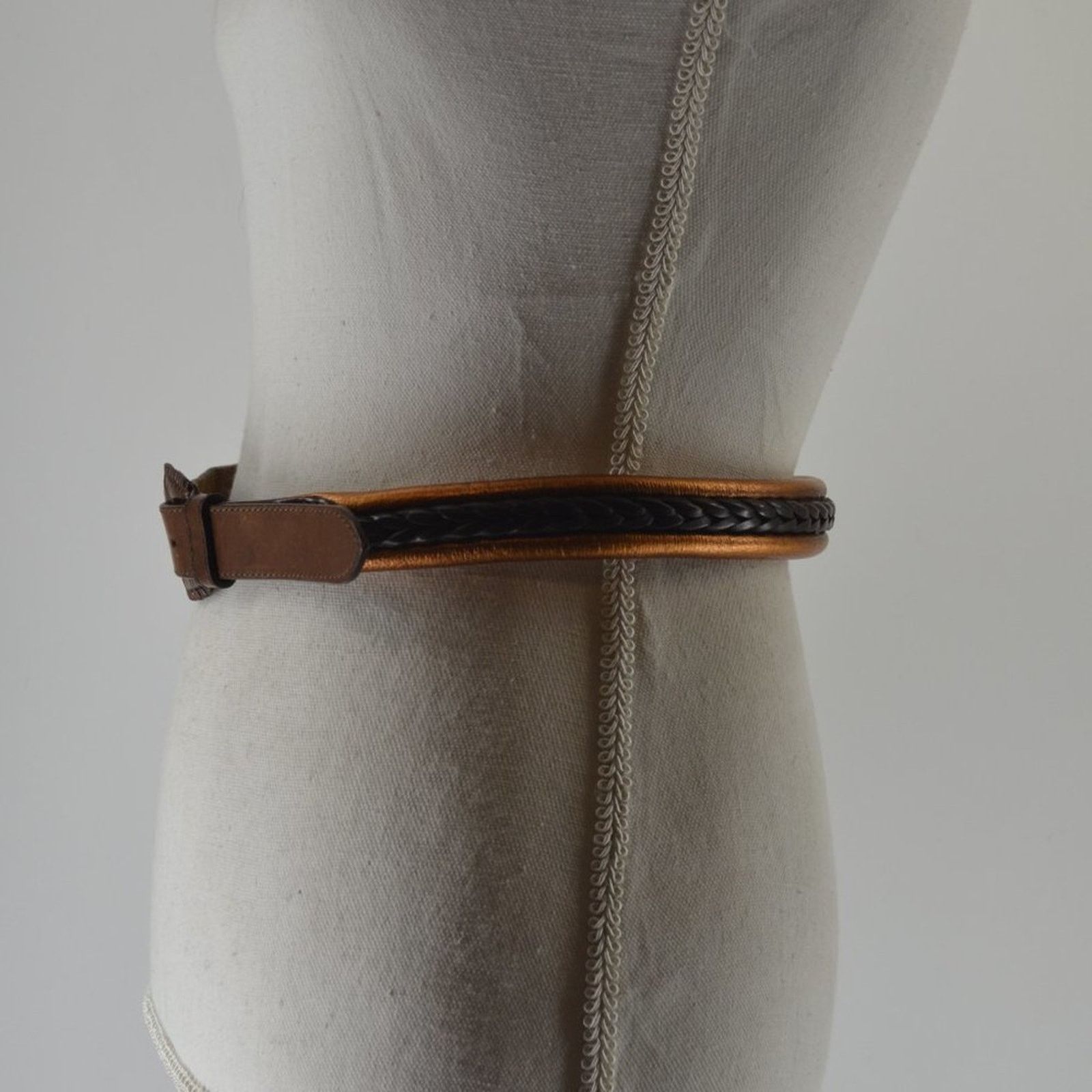 Caggiano belt Italy Other Womens Classy Skinny Belt Brown Italy Caggiano  main image 4