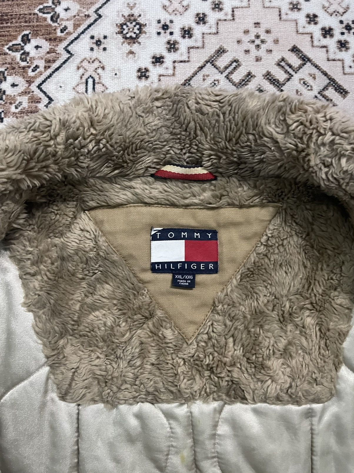 Tommy Hilfiger Vintage Tommy Hilfiger Winter Deck Jacket /Big Flag Back Hit Size US XL / EU 56 / 4 - 9 Thumbnail
