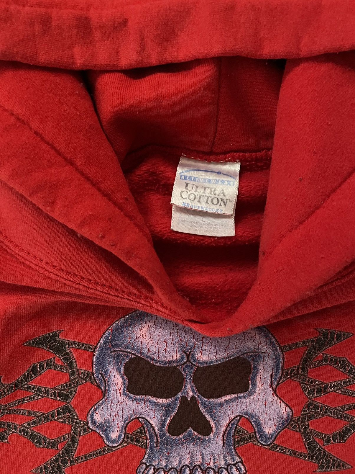 JNCO × Vintage Vintage JNCO Tribal Skull Hoodie Size US L / EU 52-54 / 3 - 6 Thumbnail