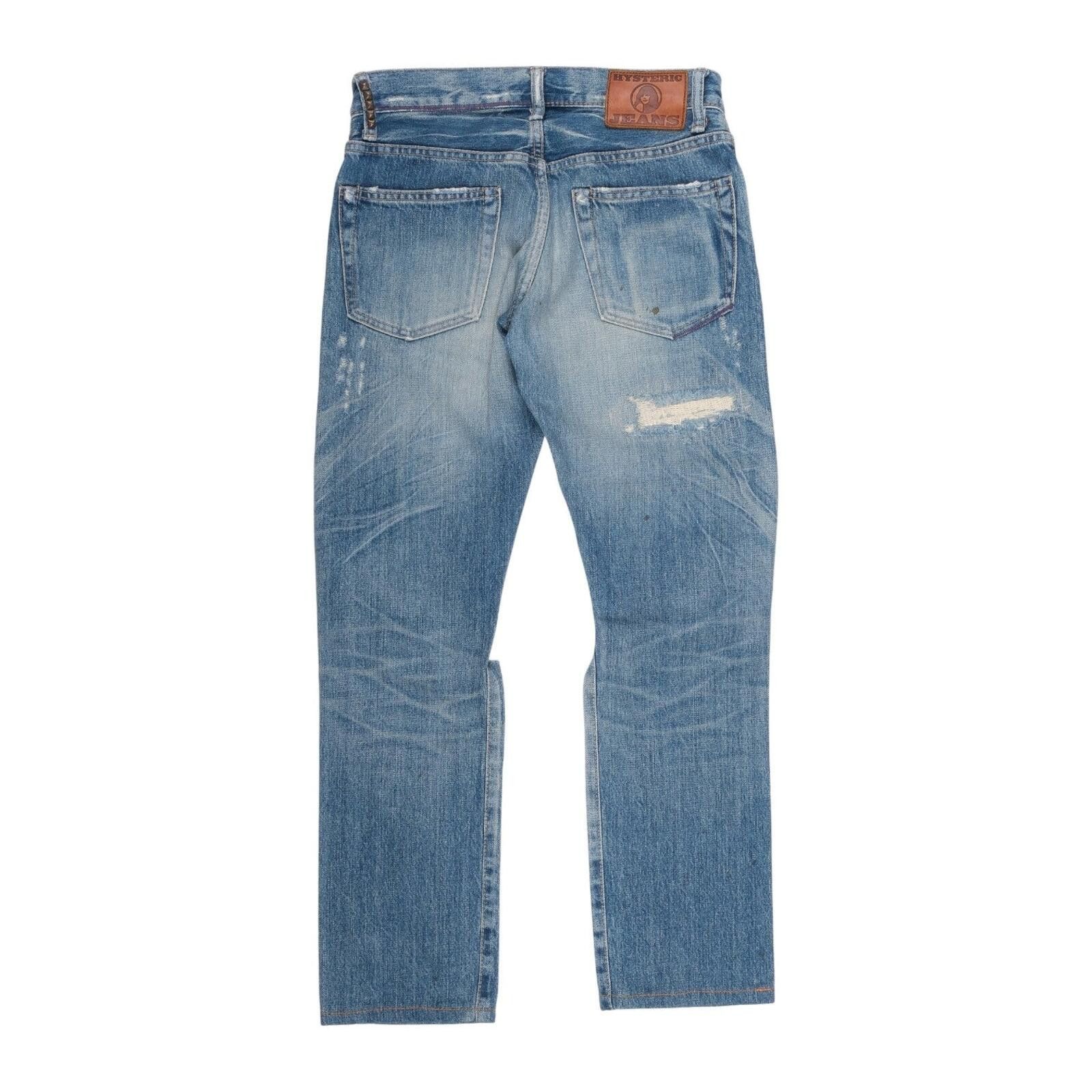 Hysteric Glamour Hysteric Glamour Heavy Distressed Blue Jeans Size 25" / US 0 / IT 36 - 2 Thumbnail