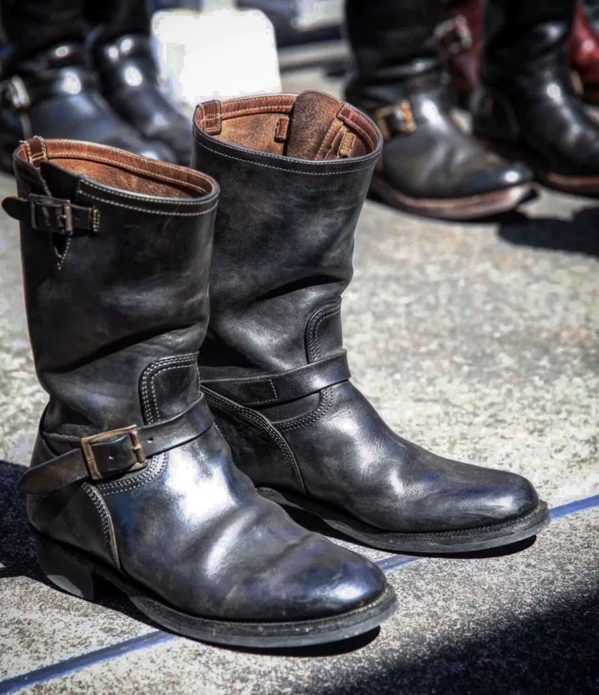 ATTRACTIONS Motor Italian Horsebutt Engineer Boots Size US 9.5 / EU 42-43 - 2 Thumbnail