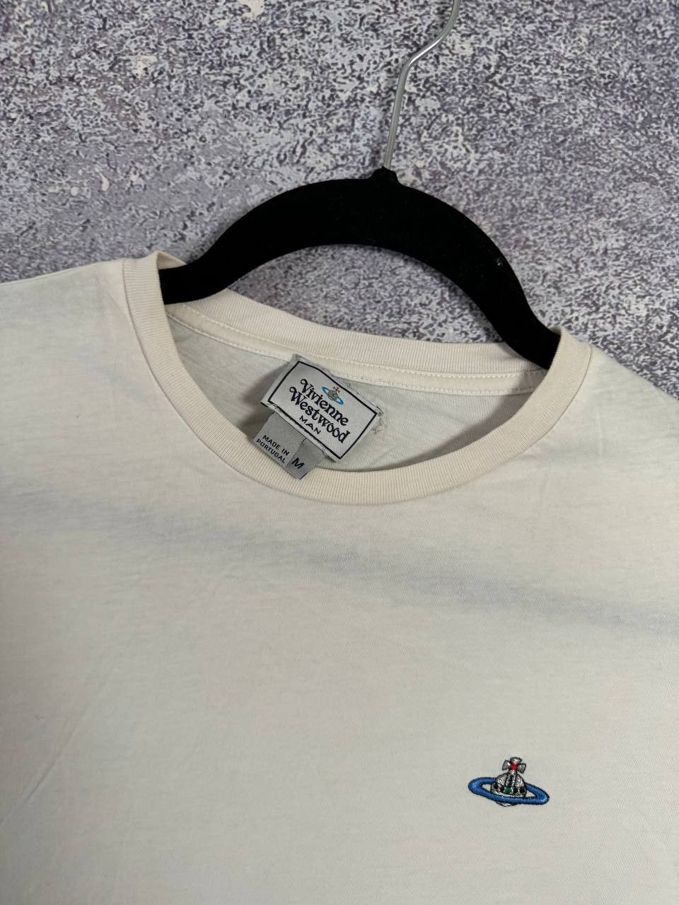 Vivienne Westwood Vivienne Westwood Orbital Embroidered White T-Shirt Medium Size US M / EU 48-50 / 2 - 7 Thumbnail